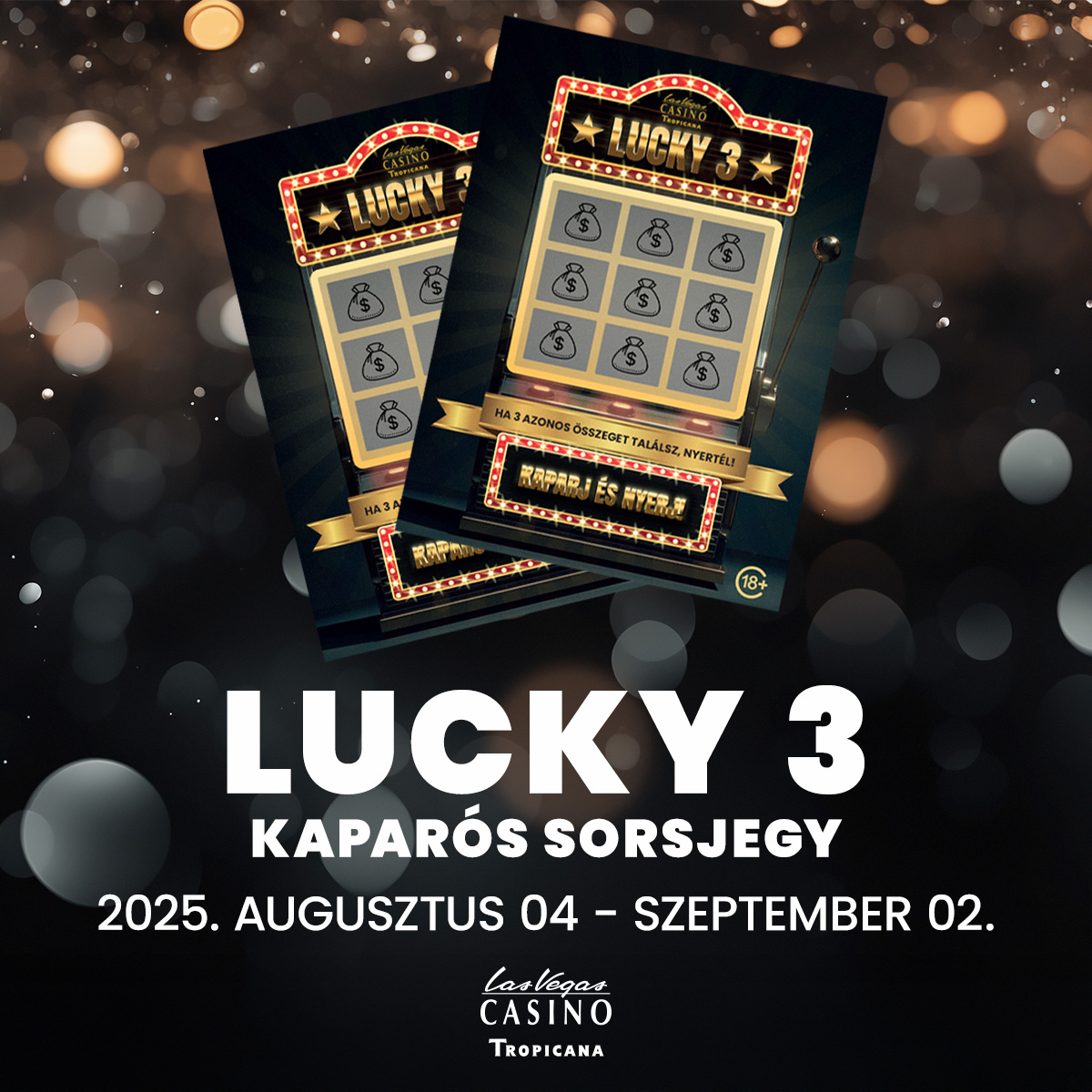 Lucky 3 scratch card