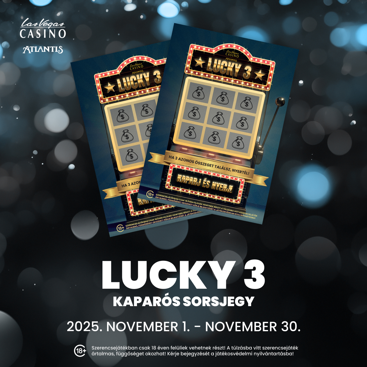 Lucky3 scratch card promotion