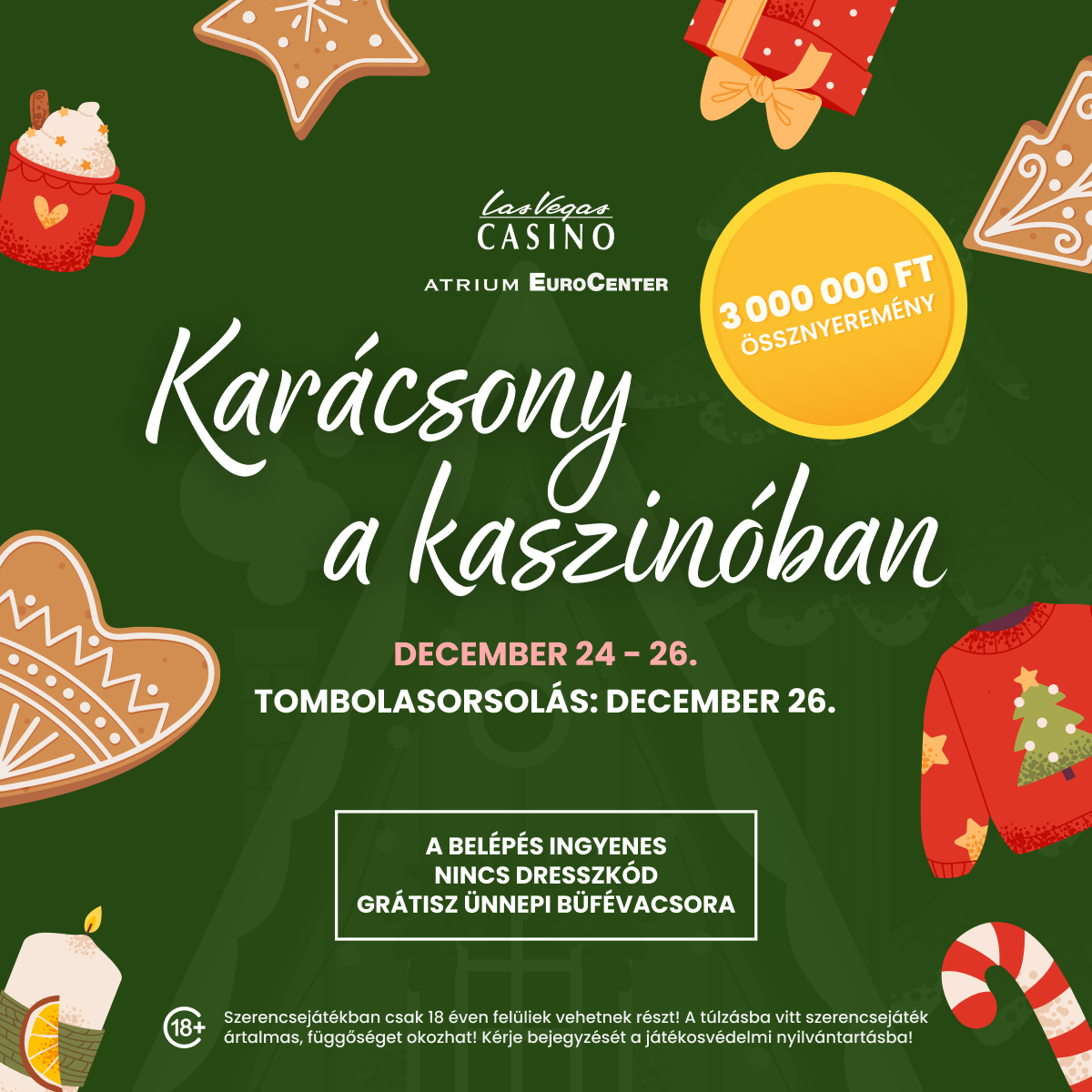 Karácsony a kaszinóban kreatív