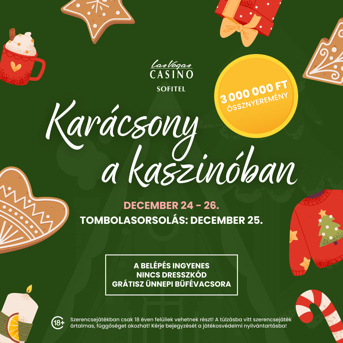 Karácsony a kaszinóban kreatív
