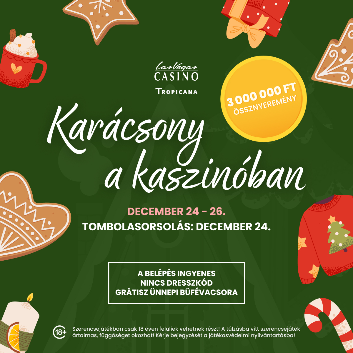 Karácsony a kaszinóban kreatív
