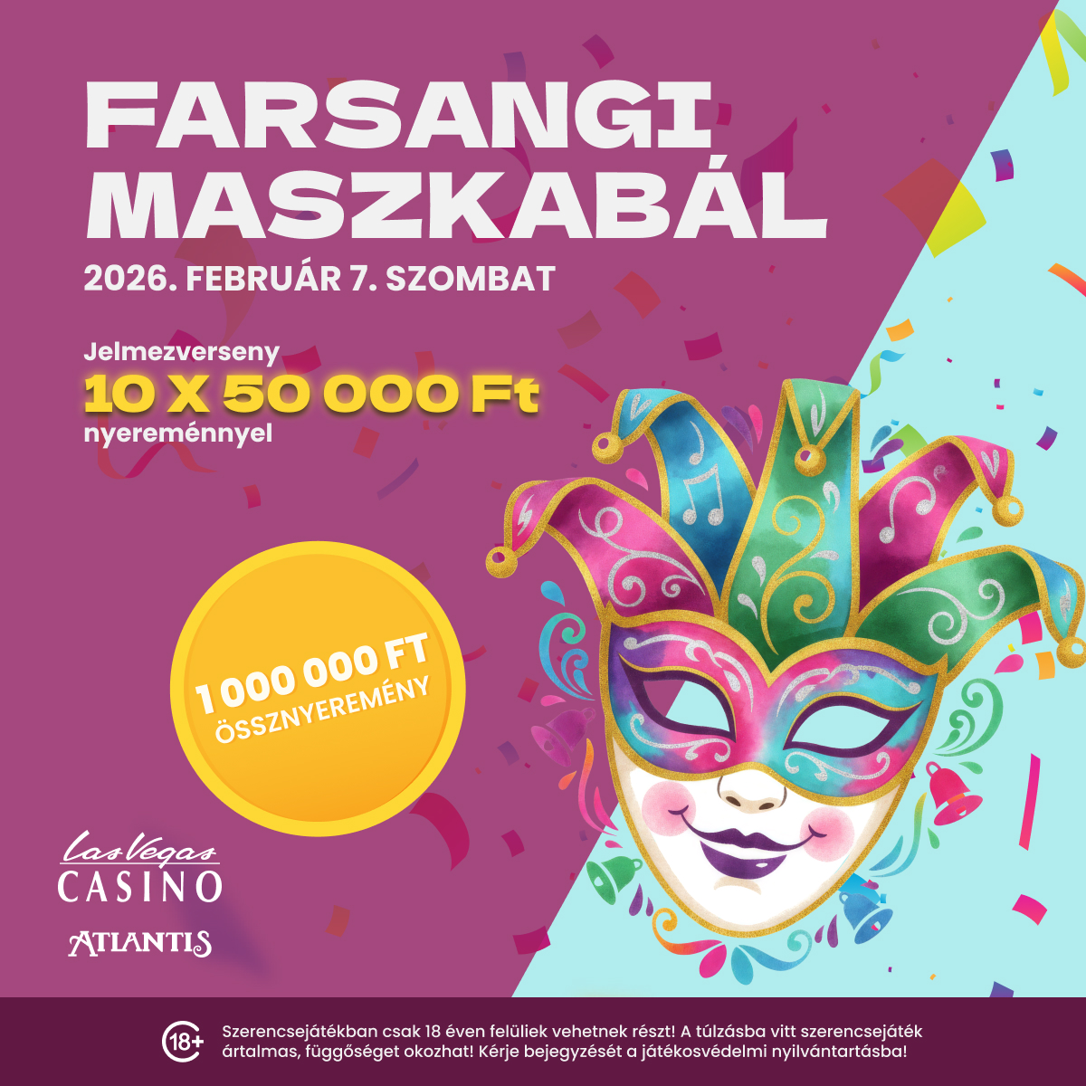 Farsangi Maszkabál kreatív